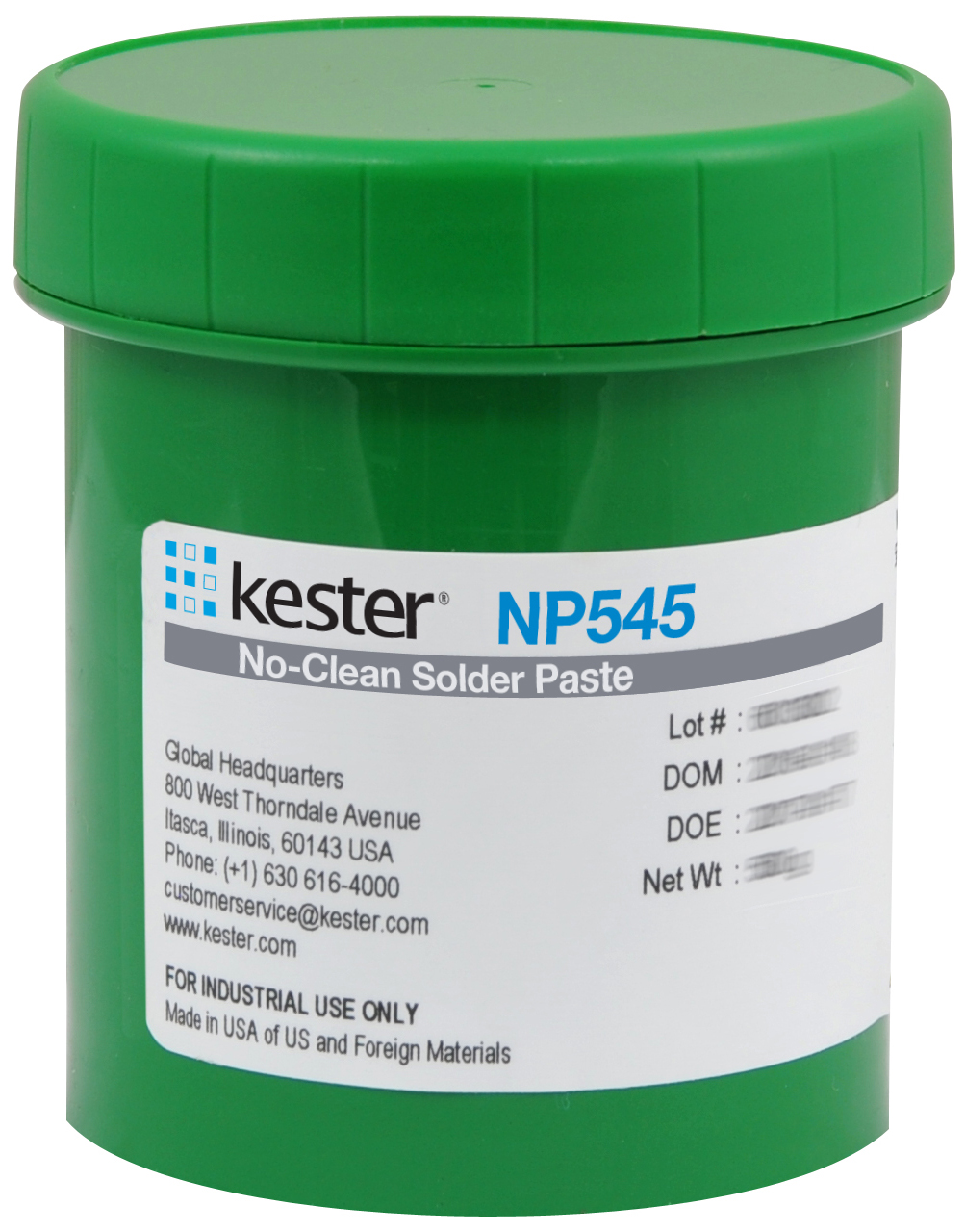 NP545 Solder Paste Kester DigiKey